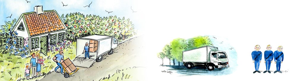 Privatflytt, vi flyttar i Stockholm, Roslagen och Malmö