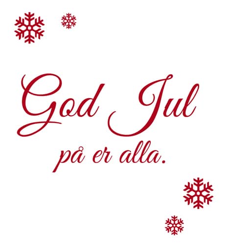 God Jul och Gott Nytt År
